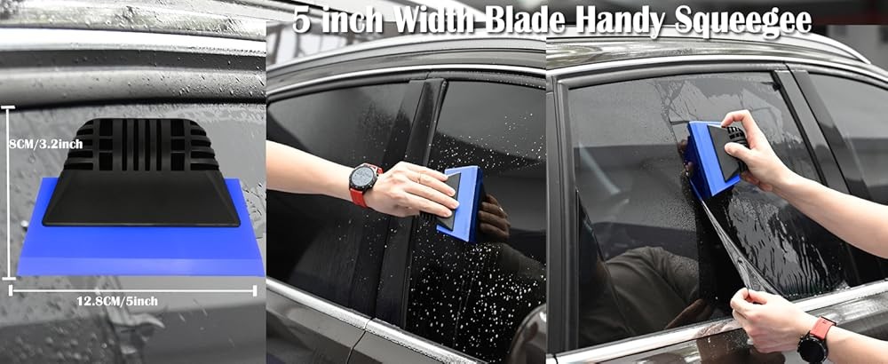 Window Tint Tool All-pose 6'' Silicone Cleaning Squeee 5-inch