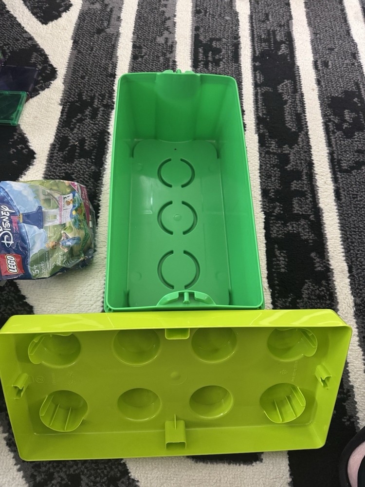 Lego DUPLO storage brick stackable box building block container 14x5x5