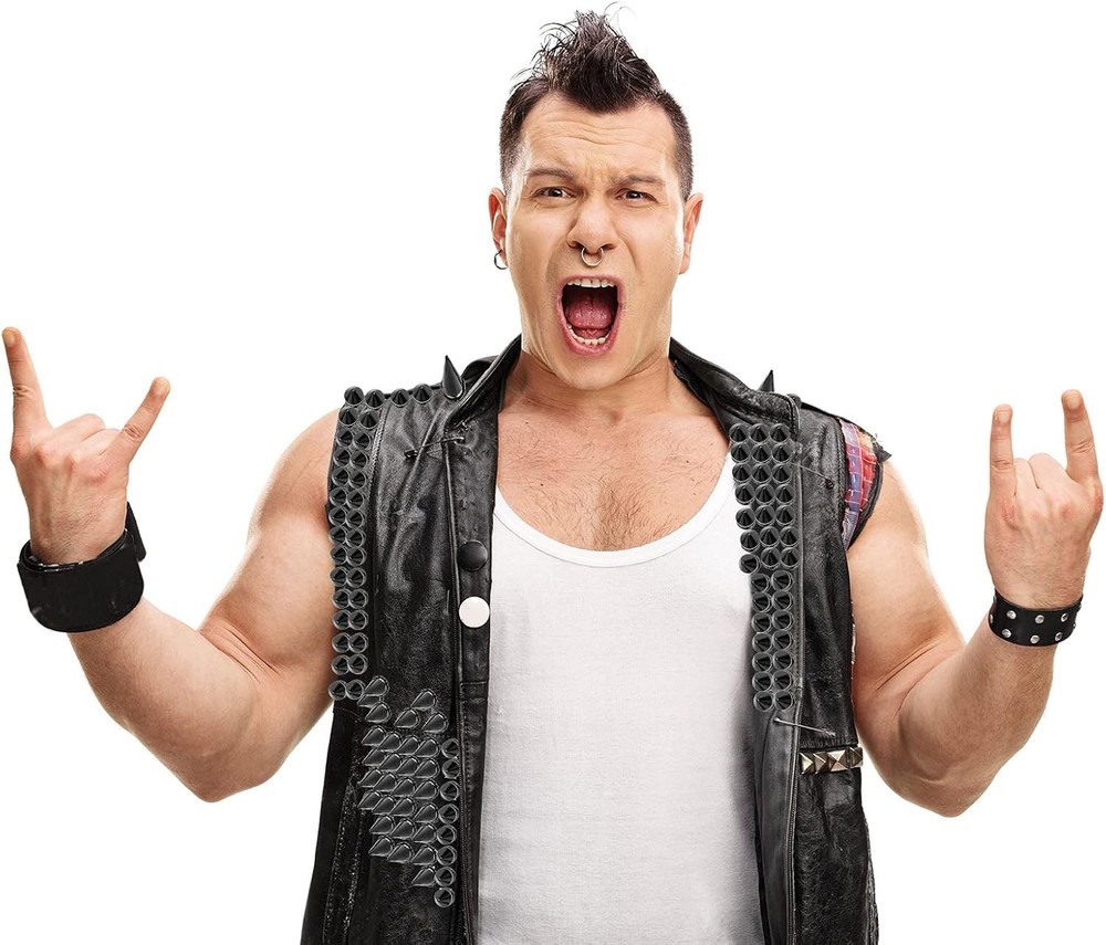 170 Pieces Multiple Sizes Cone Spikes Screwback Studs Rivets Large Medium Small