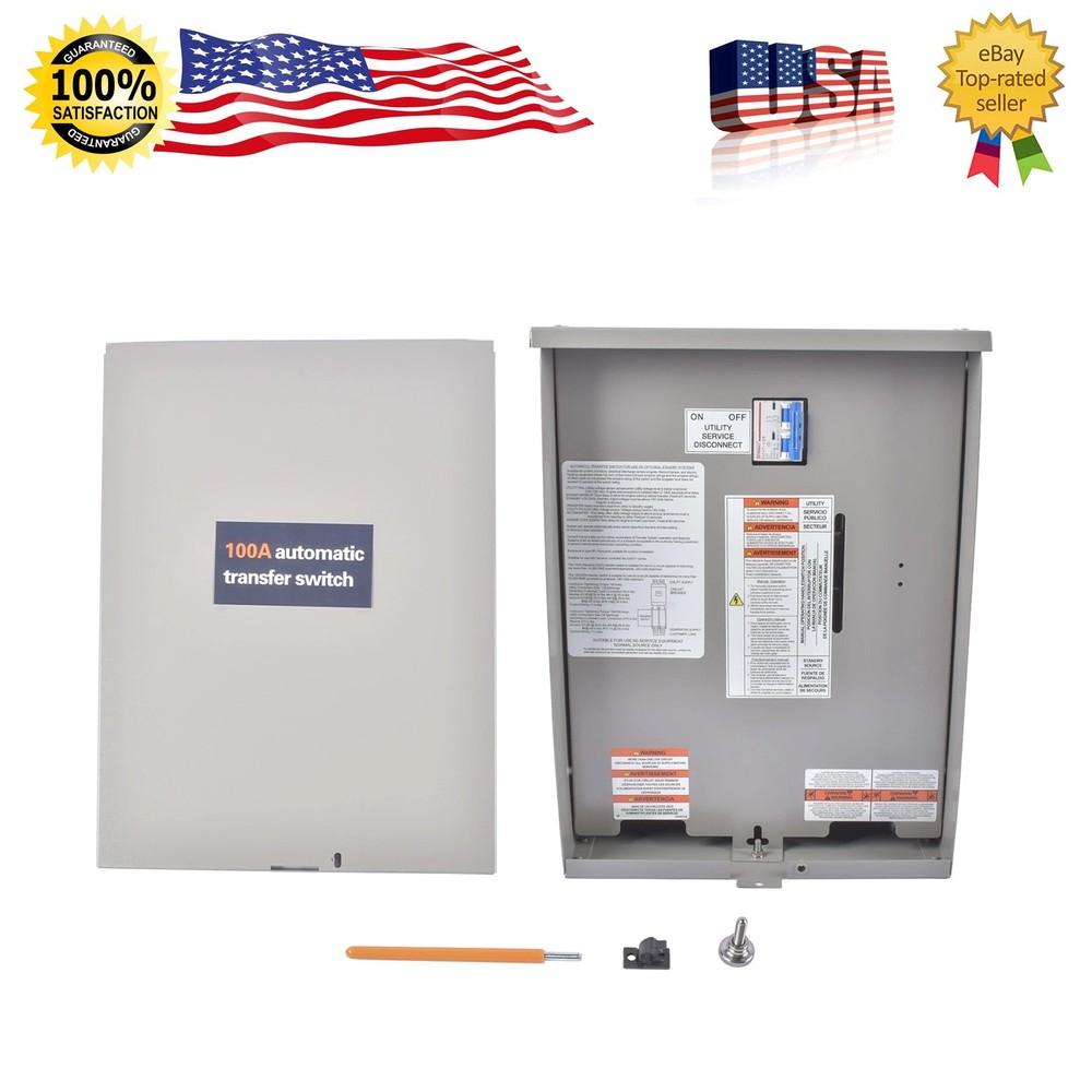 For Generac RXSW100A3 100 Amp 120/240VSingle-Phase Automatic Transfer Switch