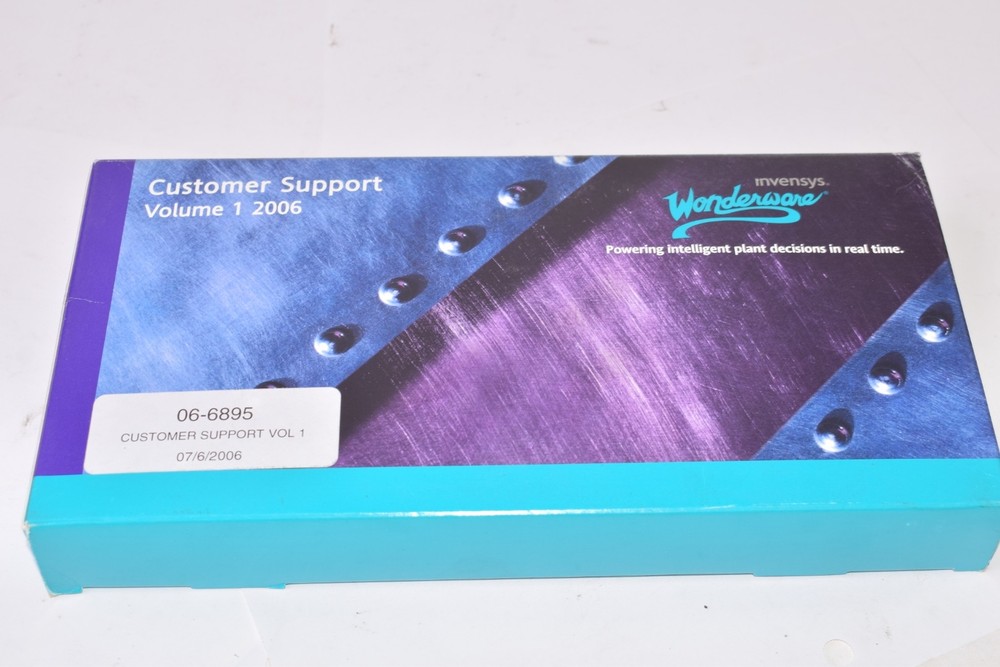 Invensys Wonderware Customer Support Volume 1 - 2006