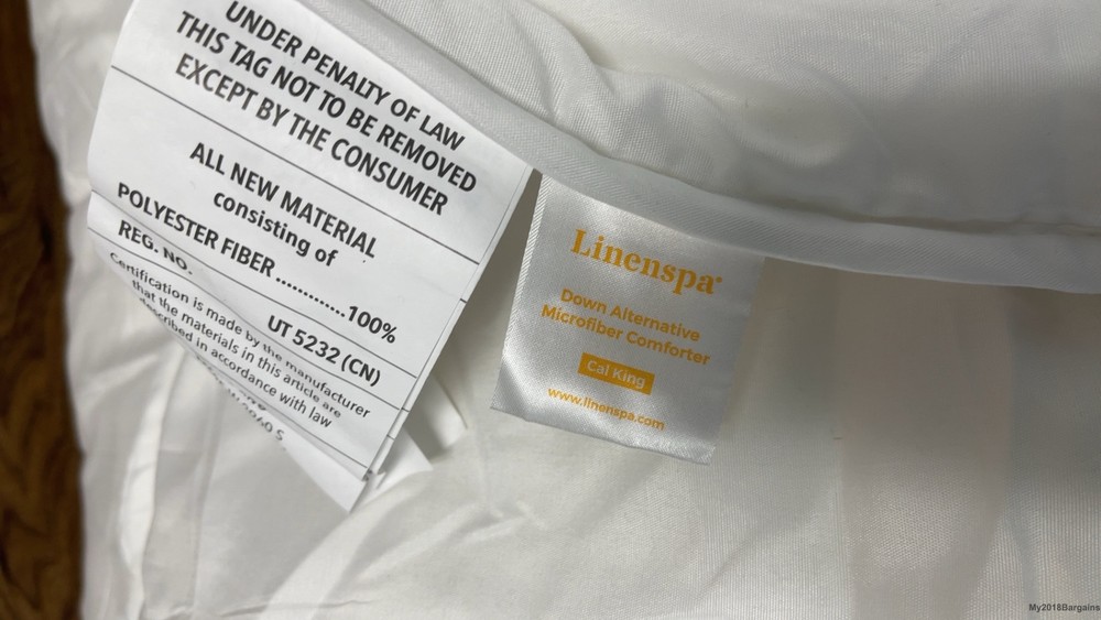 LINENSPA White Down Alternative Comforter, Cal King