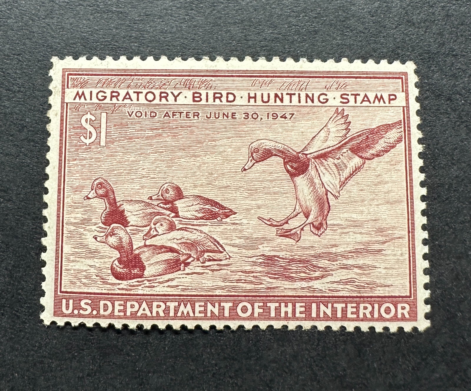 WTDstamps - #RW13 1946 - US Federal Duck Stamp - Mint OG NH ***WELL CENTERED***