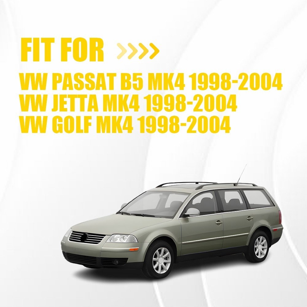 Master Window Switch Panel Bezel Door Handle Cover Set for VW Jetta MK4 1998-04
