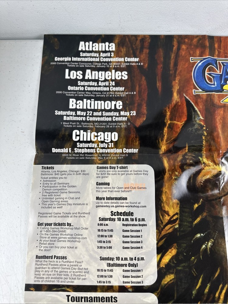 Games Workshop "Gamesday 2004" Promo Poster