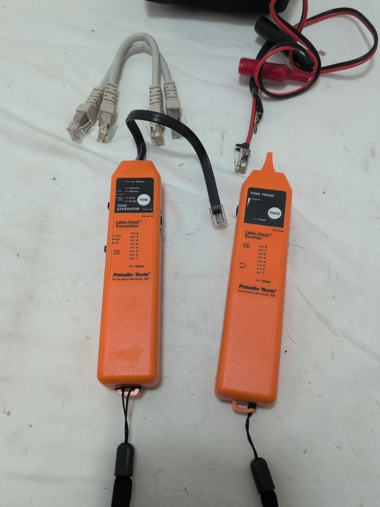 Paladin Tools 1573 Tone & Probe Plus Cable Check - LAN & Telecom Cable Test Kit