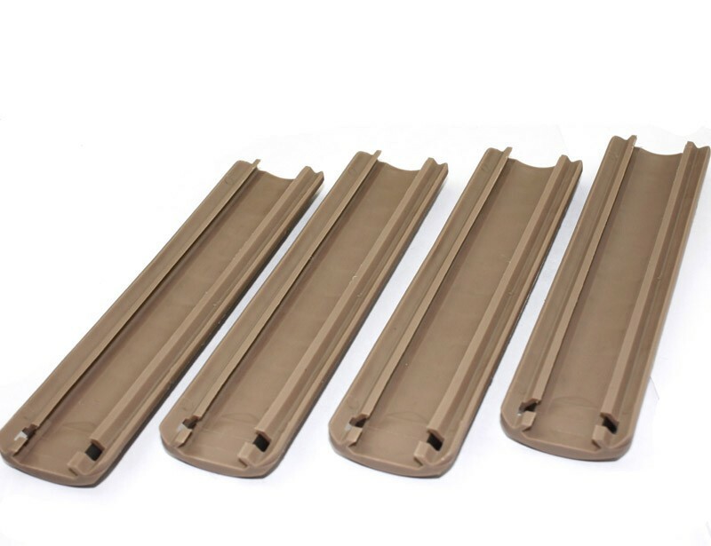 HOT Sale 4pcs/Set Tactical Rail Cover Protector 20mm Weaver Picatinny Rail Panel