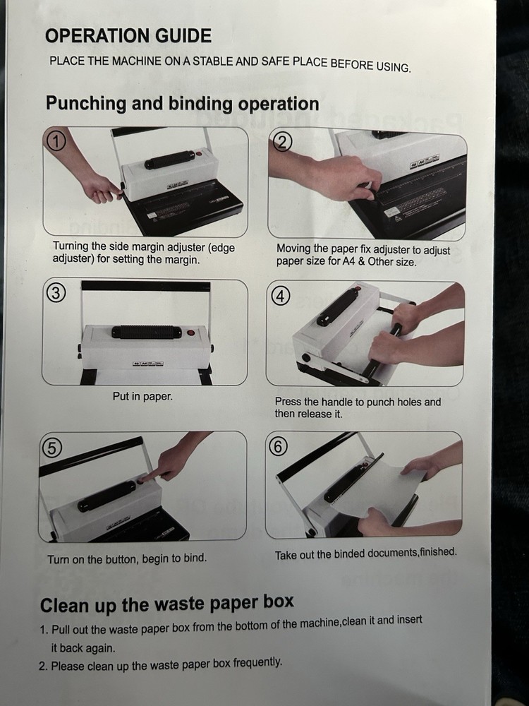 Coil Spiral Binding Machine