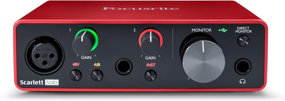 Portable & Professional Audio Interface – Scarlett Solo
