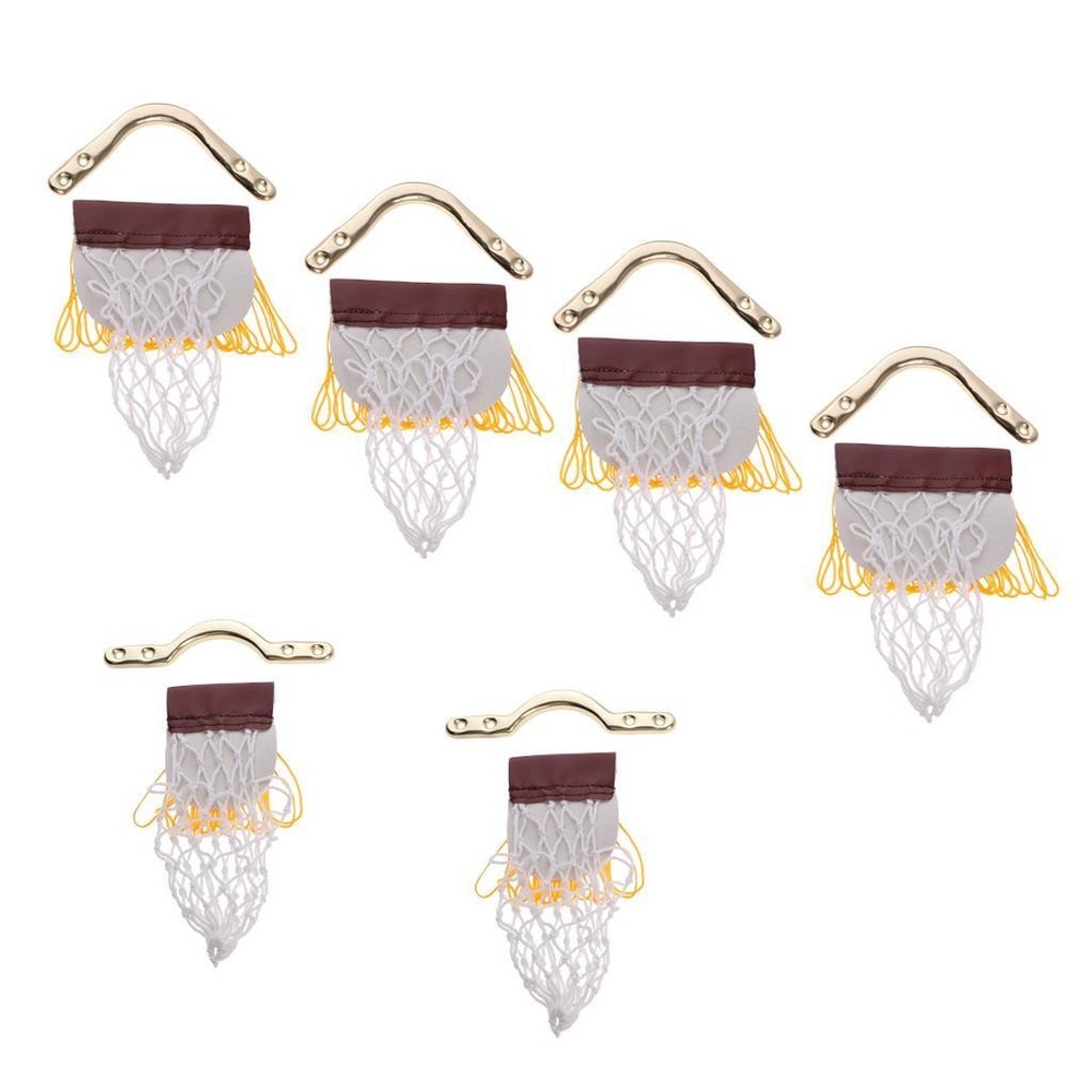 6 Pieces Children Pool  Pockets Irons Bracket set four + 2