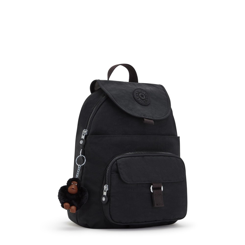 Women's Queenie Backpack with Adjustable Straps, Monkey Keychain, Top Handle