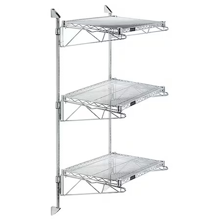 QUANTUM STORAGE SYSTEMS WC54-CB2436C Wire Cantilever, 24 in Overall Depth