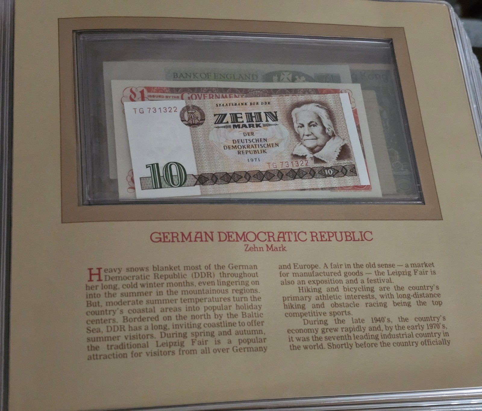 Most Treasured Banknotes of the World album of 50 Notes - All CU