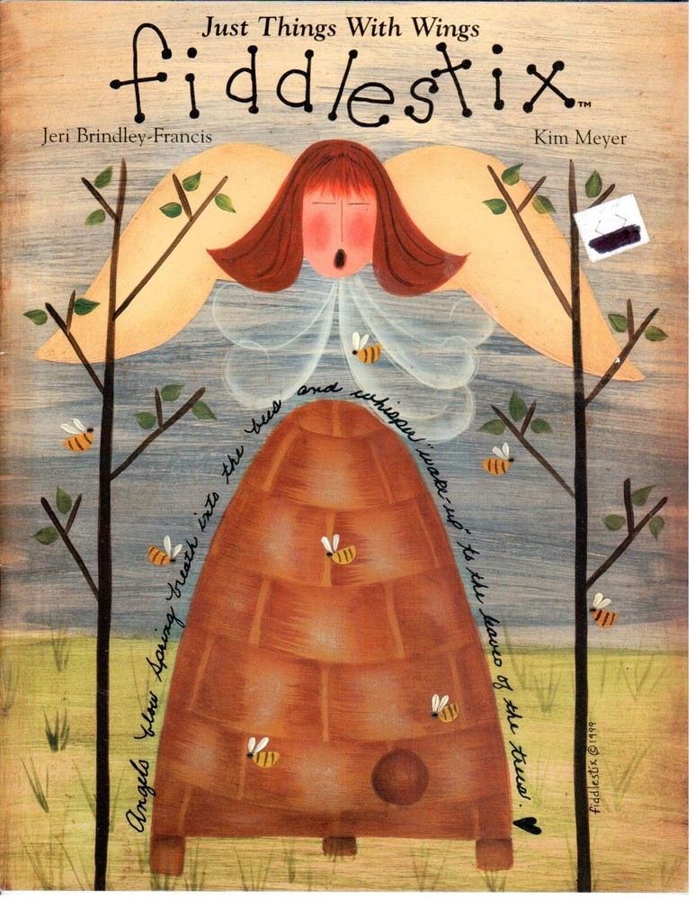 Fiddlestix Just Things With Wings Angels Decorative Painting Pattern Book
