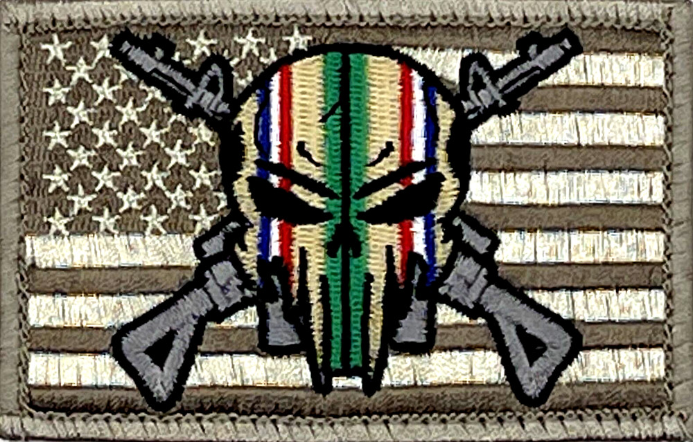DESERT STORM SNIPER MILITARY HOOK & LOOP APPLIQUE EMBROIDERED PATCH EE-V15