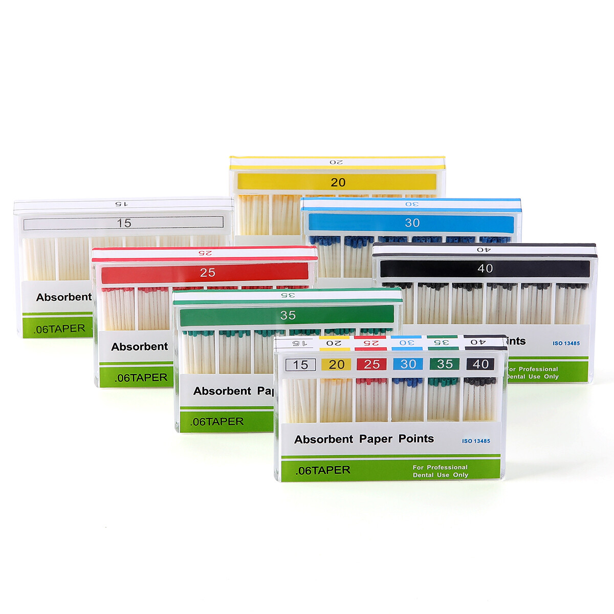 SALE Dental Endodontic Absorbent Paper Points Taper 0.04/ 0.02 /0.06 15#-40#