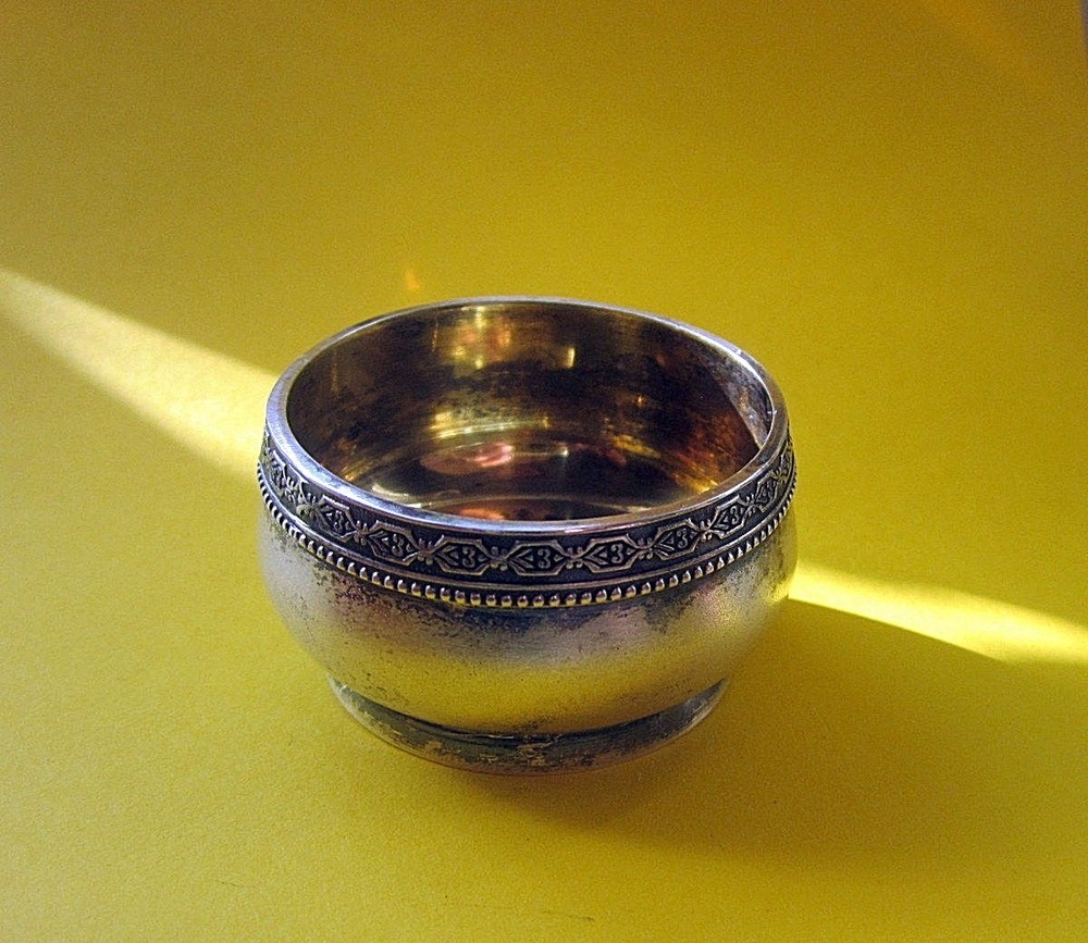 Russian Silver 875 Salt Cellar 40,10 gr (C96)