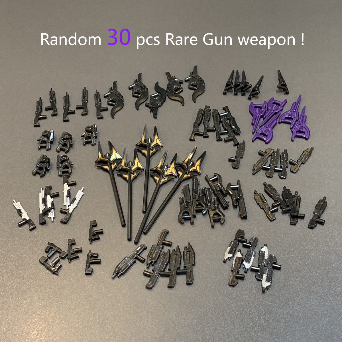 Random 45Pcs (15 Figures +30 Gun) HALO Mega Bloks CONSTRUX Unsc Elite SPARTAN #A