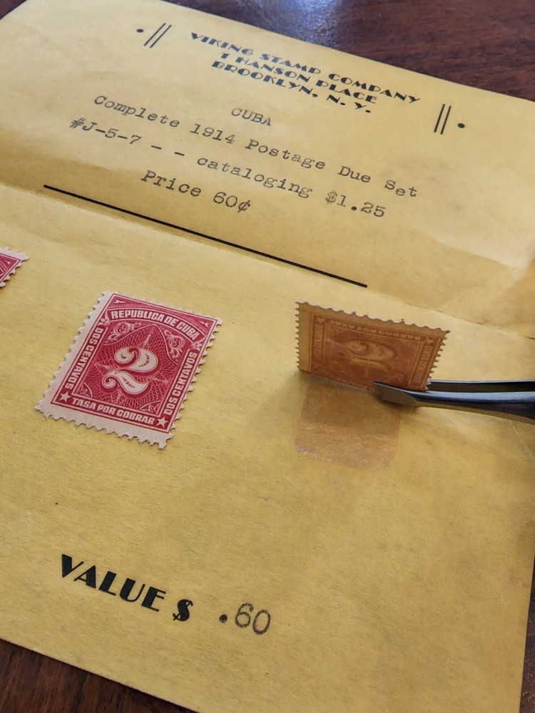 1914 (West Indes) Complete Postage Due Set #j 5-7