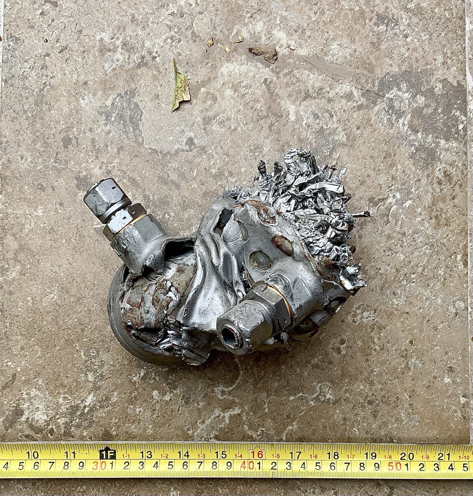 SR-71 Blackbird fuel/oil filter from the SR-71 Black Bird, No. 61-7970. Lot 1109