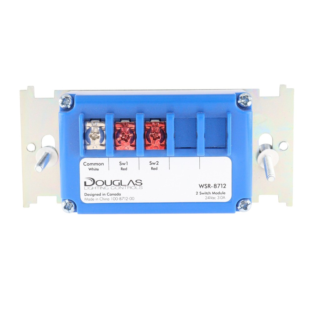 UNIVERSAL-DOUGLAS WSR-8712G 2-SWITCH MODULE, 24V, 3A, GRAY
