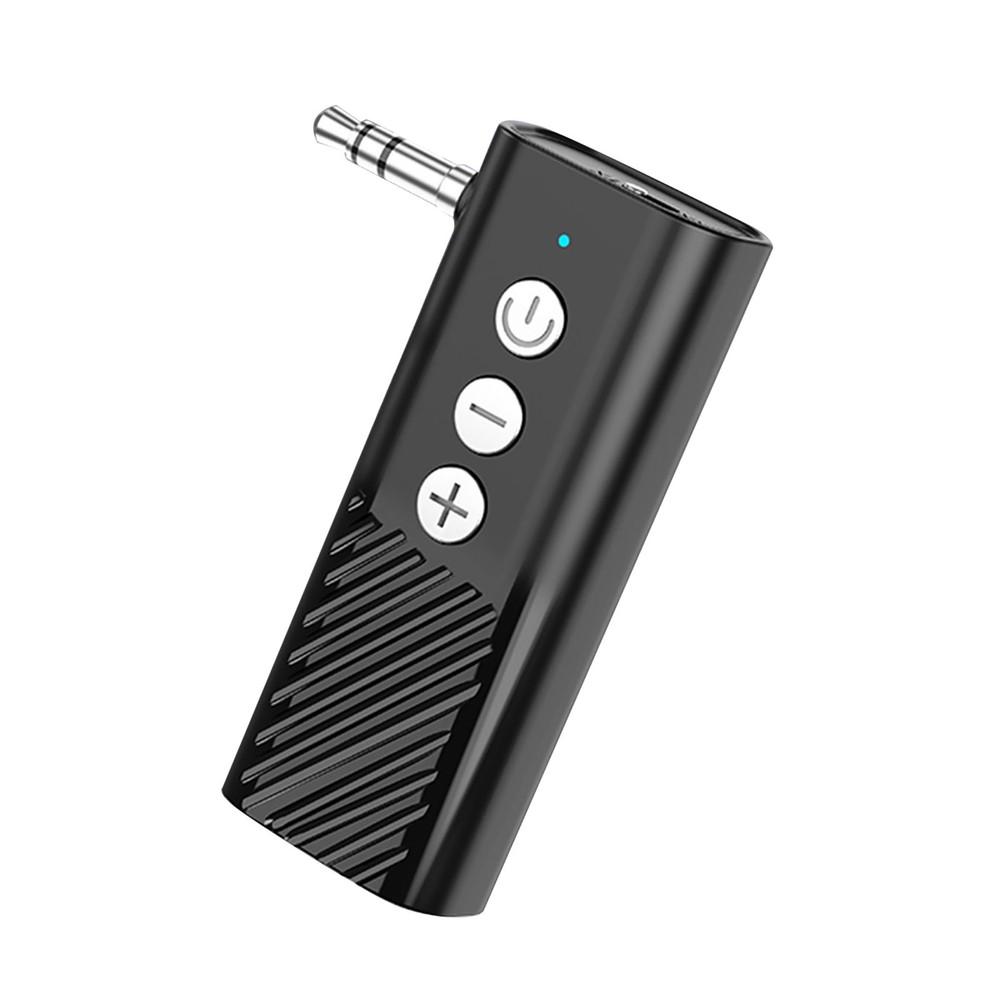 3-in-1 Wireless Bluetooth 5.3 Transmitter Receiver Adapter Audio Black ABS