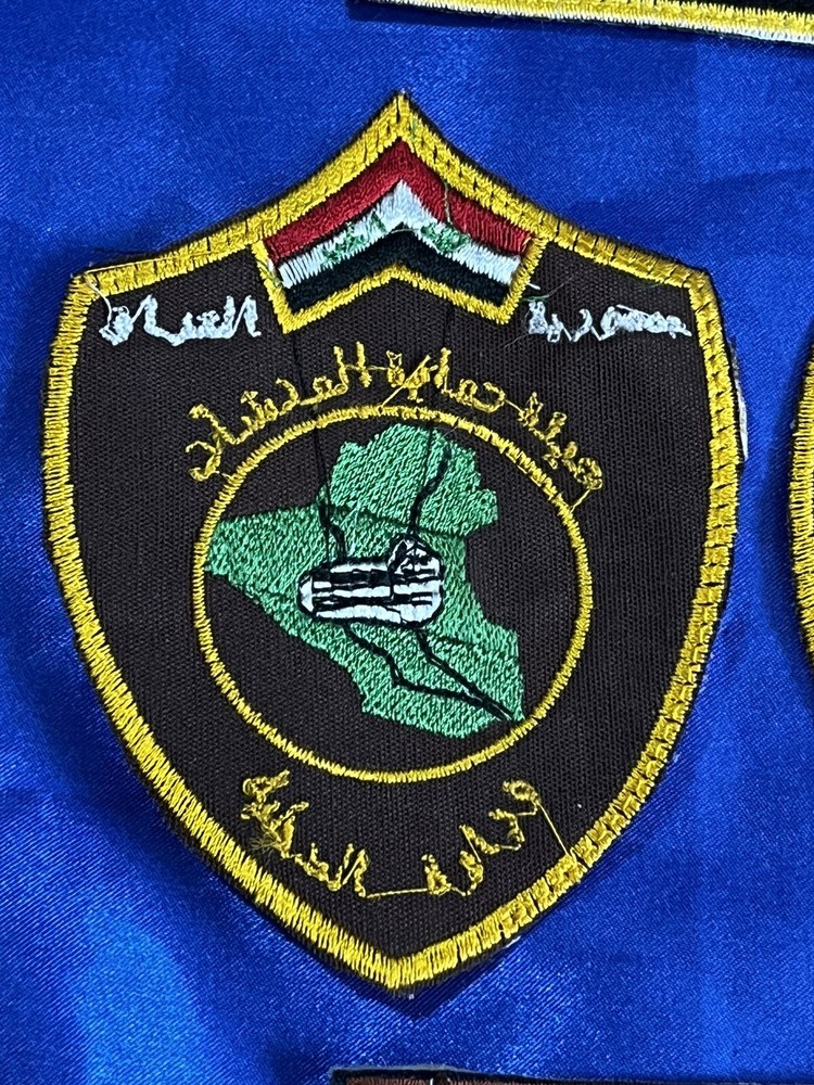 Iraqi Facilities Protection Authority Forces Sleeves Cloth Patch Set