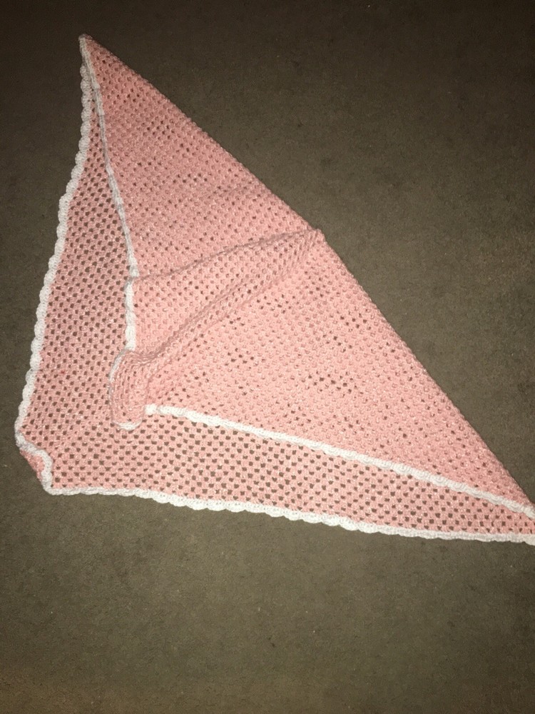 Shimmery Pink Blanket Afghan