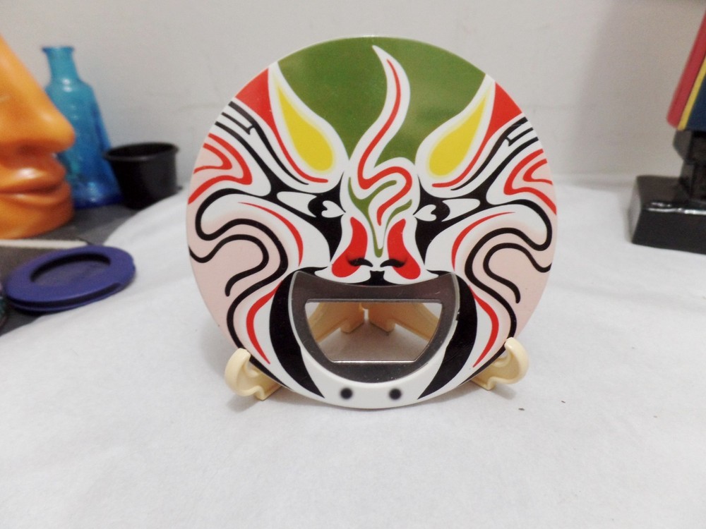Chinese Mask Bottle Opener Two Sided