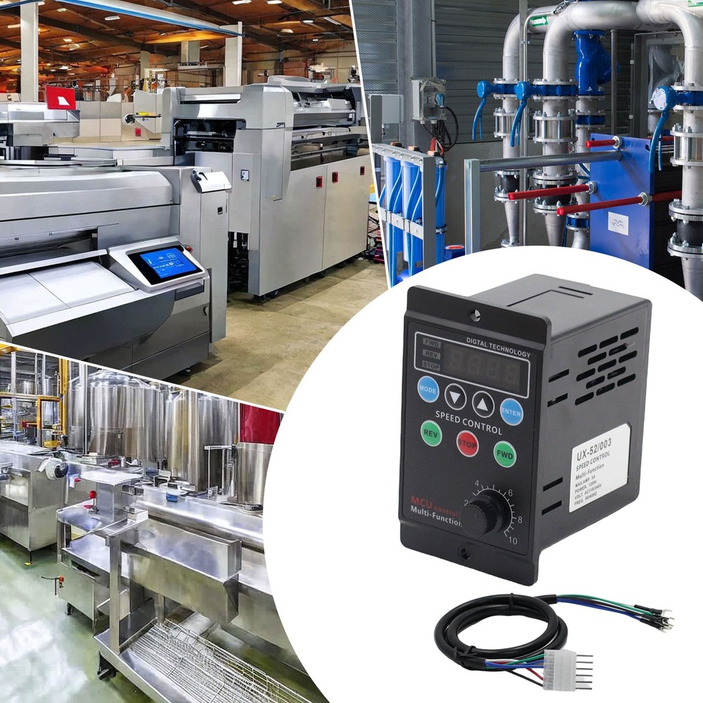 Programmable Motor Speed Controller Variable Speed Governor Switch AC 110V 120W