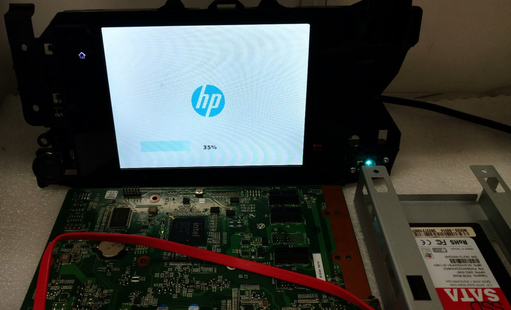 HP Latex 570 Plotter * Formatter PCA Board + LCD Touchscreen + HDD