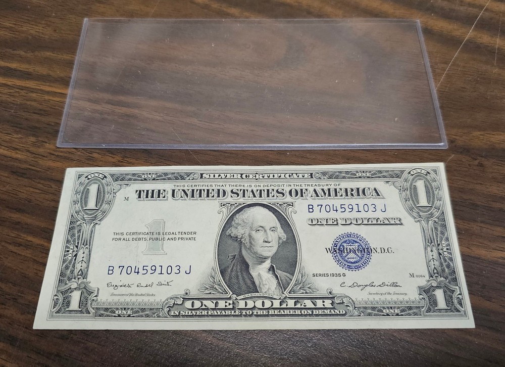 1935-G $1 Silver Certificate UNC as Pictured