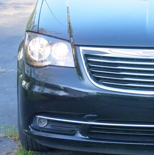 Headlights For 11-20 Dodge Grand Caravan 08-16 Chrysler Town&Country Black lamps