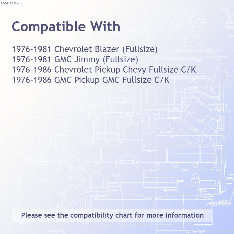 Replacement Driver Side Tailgate Latch (See compatibility Chart)