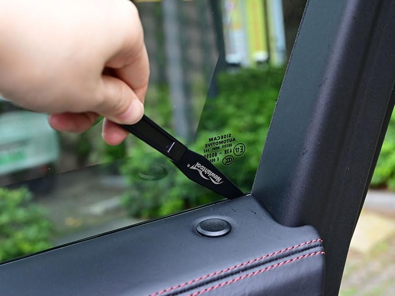 NEWISHTOOL Window Tint Tool, 5 PCS Black Corner Squeegee with Small,