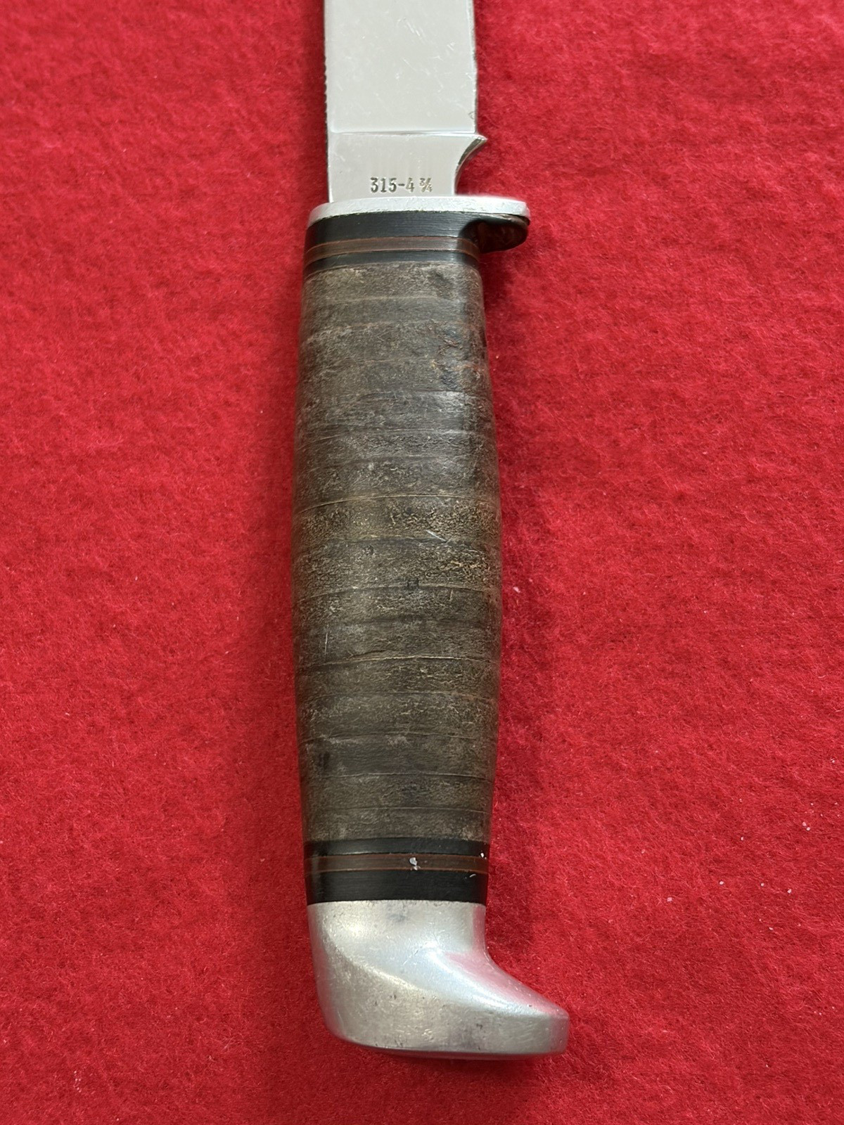 Vintage 1965-80 Casexx 315-4 3/4 USA Hunting Knife W/Original Casexx Sheath