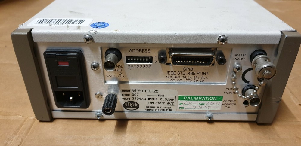 TREK Model 369 369-10-K-EX Electrostatic Voltmeter Elektrostatik-Voltmeter