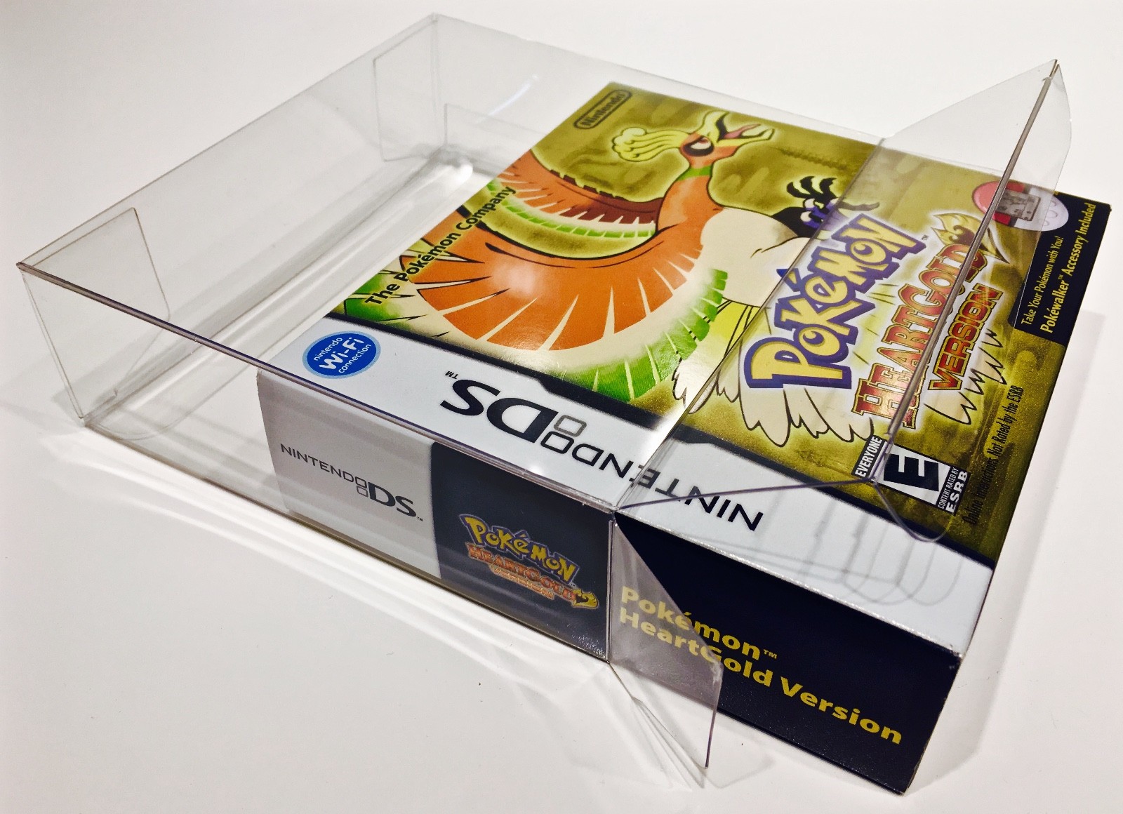 1 Box Protector for Pokemon Heartgold / Soulsilver case Nintendo DS NTSC ONLY!