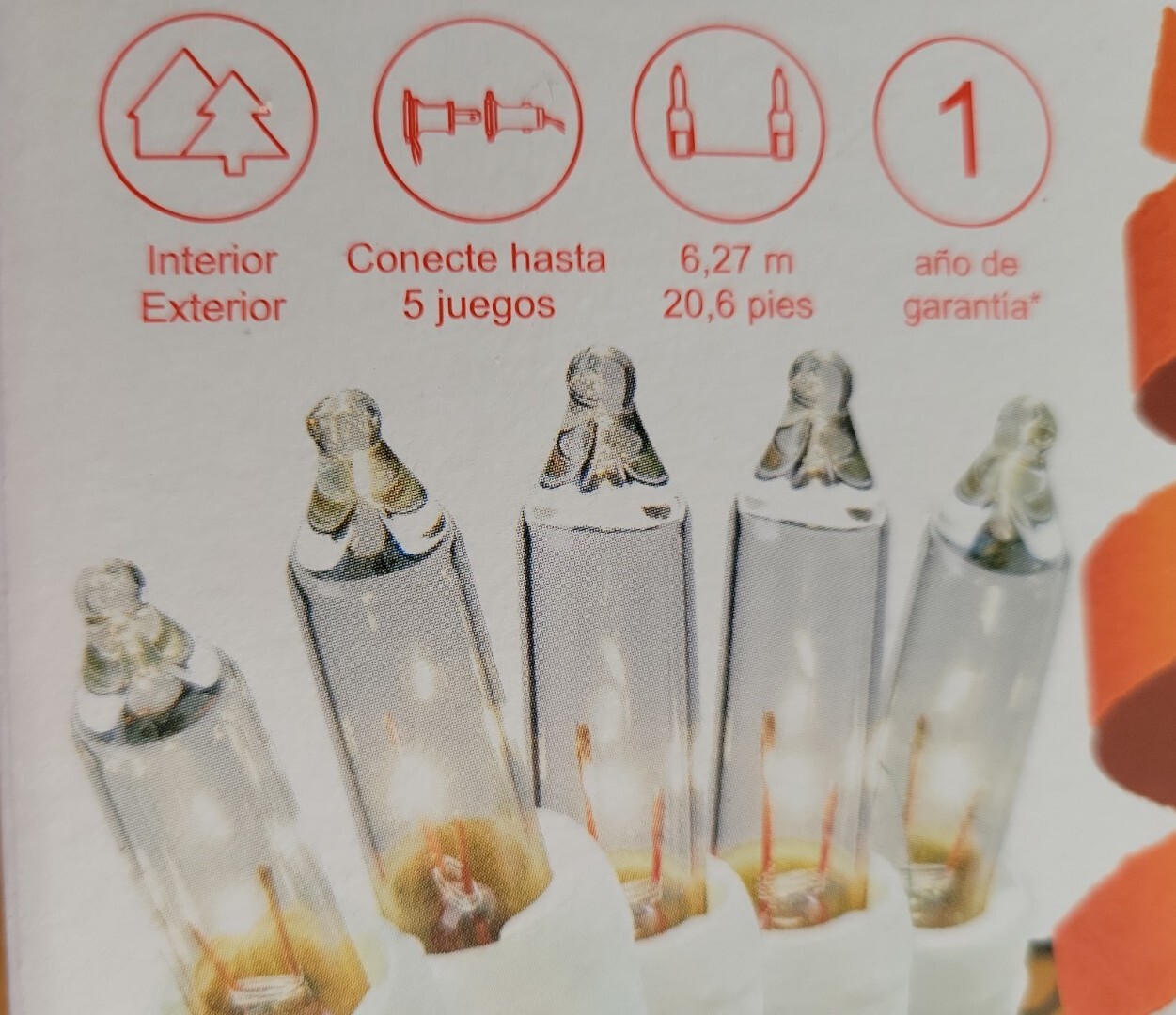 6 BOX lot of GE String-A-Long 100-Ct. Clear Christmas String Lights WHITE WIRE