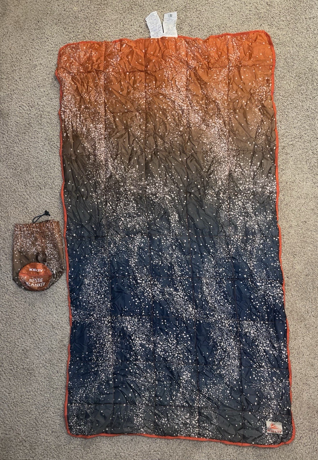 Kelty Bestie Camping Sleeping Blanket 75" X 42"