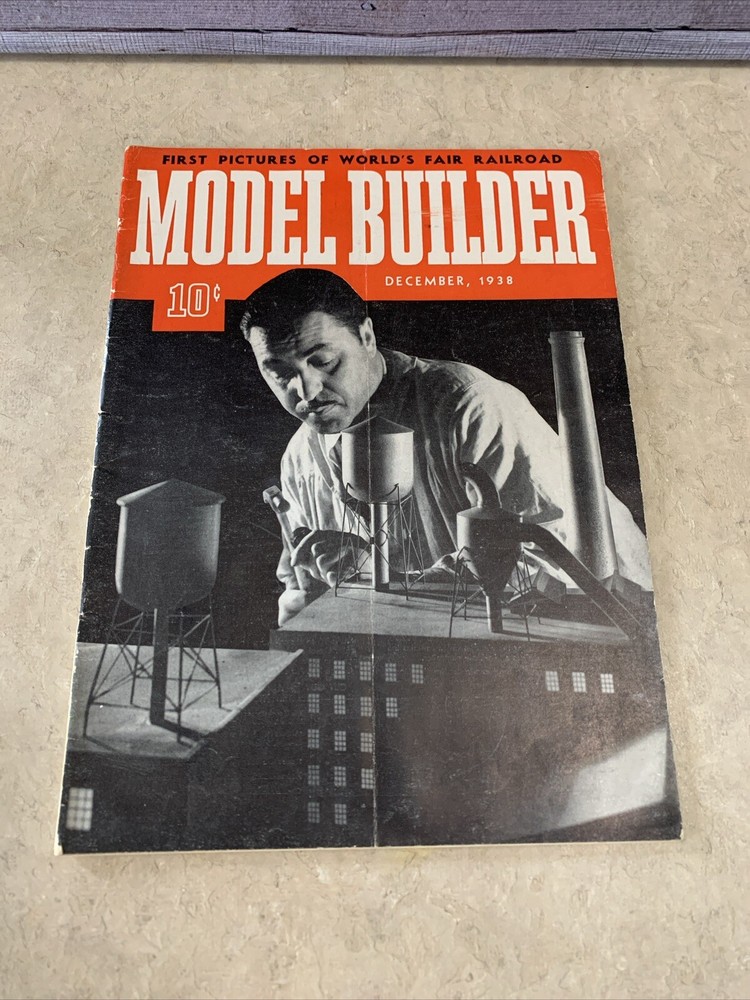 The Model Builder December 1938, Vol 2, #12 good condition