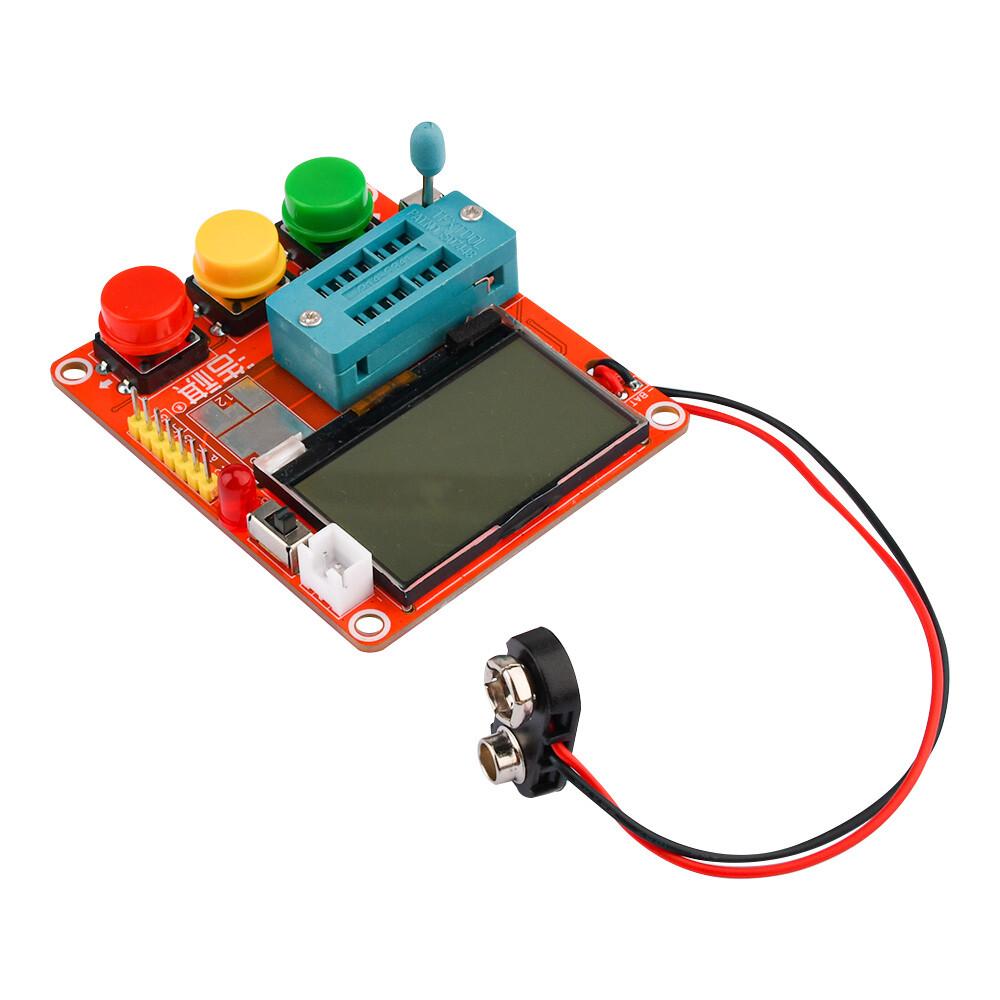 LCR-T4-MINI-Z Transistor Tester 1.7" 12864 LCD Capacitance Servo Frequency test