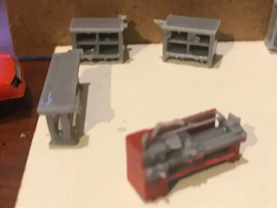 Ho 1/87 Scale Workshop Machinery Big Set