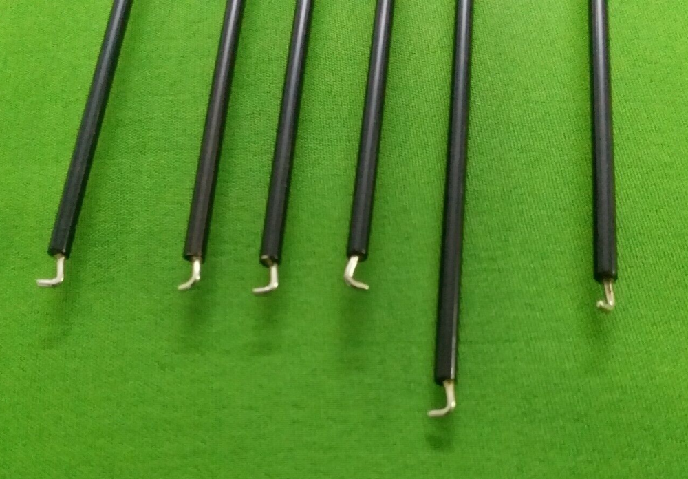 6pc-Laparoscopic L-hook 3mmx330mm Endoscopy Laparoscopy Surgical Instruments