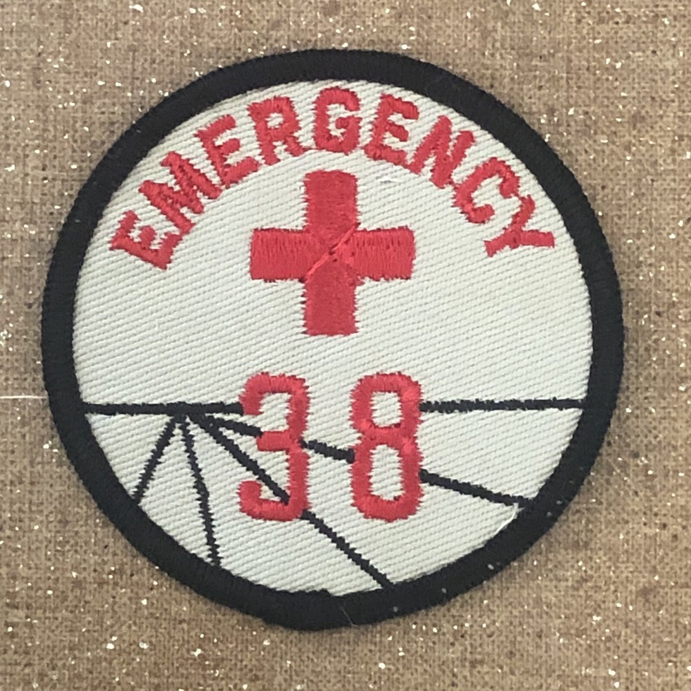 EMERGENCY 38 Patch  - 3 inches x 3 inches
