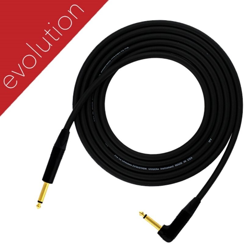 ProCo EVLGCLN-20 Evolution Straight to Right Angle Instrument cable - 20 ft