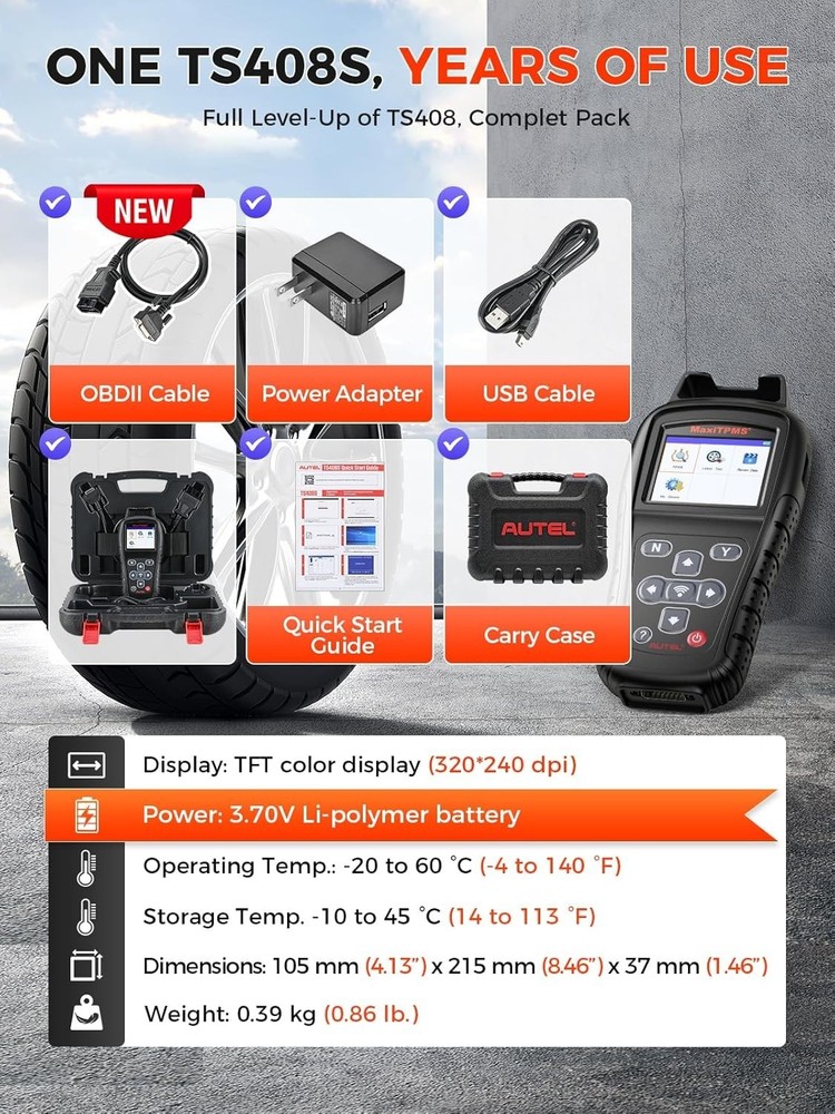 TPMS Relearn Tool Supporting Multiple Functions for Efficient Tire Management