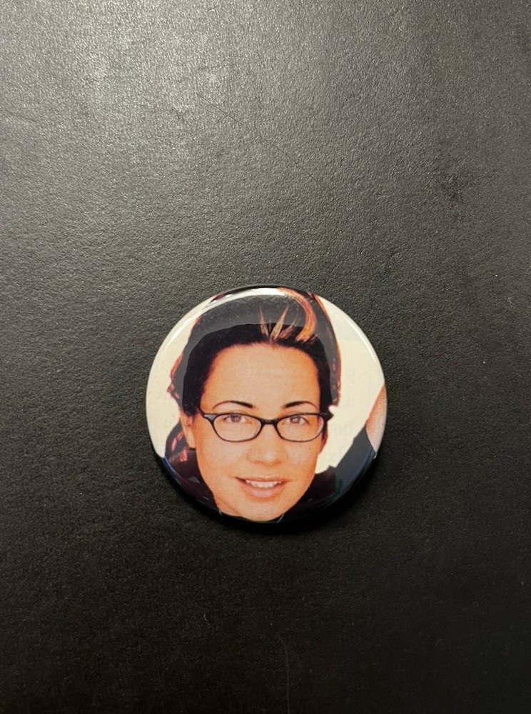 Janeane Garofalo Pinback Button. Original Handmade 1.5” Button.
