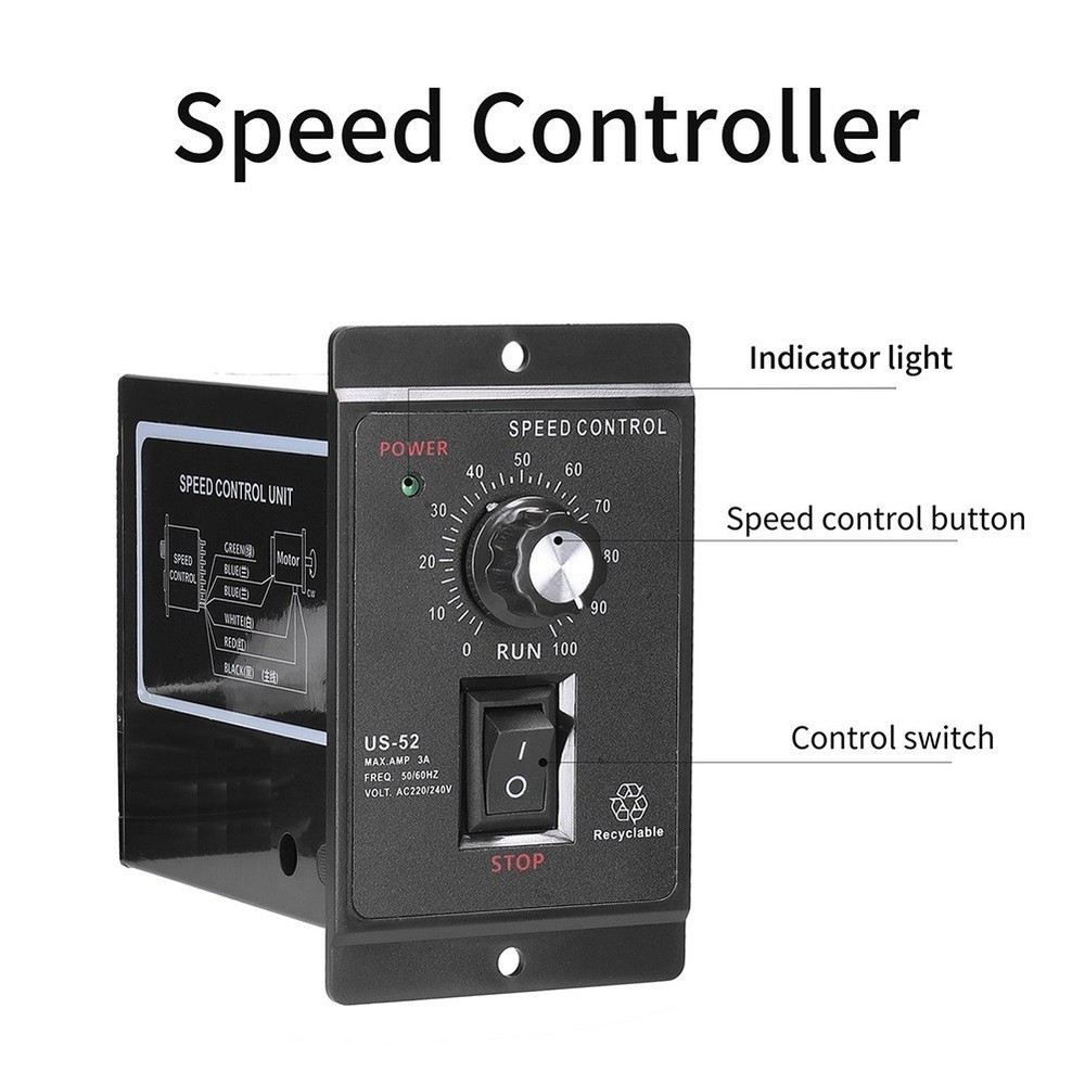 Panel Mount Motor Controller Compact High Efficiency Precise Speed Adjustment