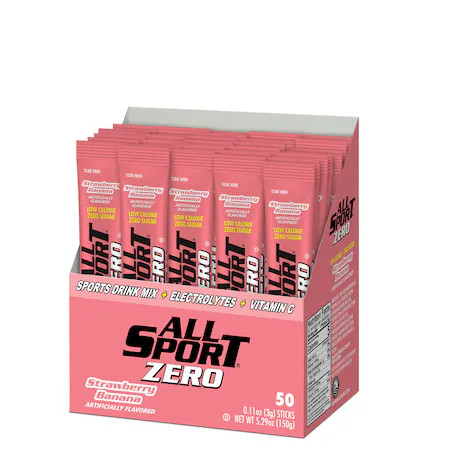 All Sport 10125026 Sports Drink Strawberry Banana, Pk50